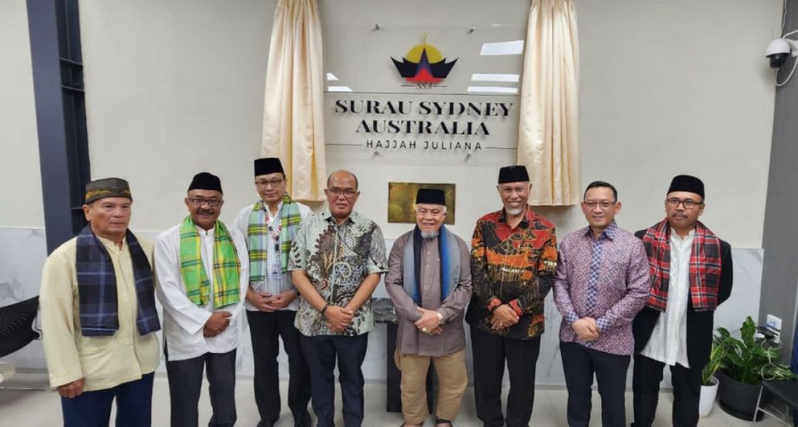 Surau Sydney Australia, surau pertama orang Minang di luar negeri diresmikan Gubernur Sumbar Mahyeldi Ansharullah 