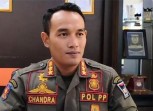 Kepala Satuan Polisi Pamong Praja (Kasat Pol PP) Kota Padang, Chandra Eka Putra.