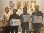 Pemenang Kompetisi Jurnalistik AQUA 2023 bagi wartawan di Sumatera Barat (Sumbar). (Foto: Istimewa)