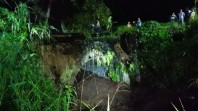 Banjir lahar dingin di Pariangan Tanah Datar. (Foto: Kominfo)