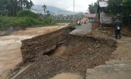 Banjir di salah satu Kecamatan di Kabupaten Pasaman. (Foto: istimewa)