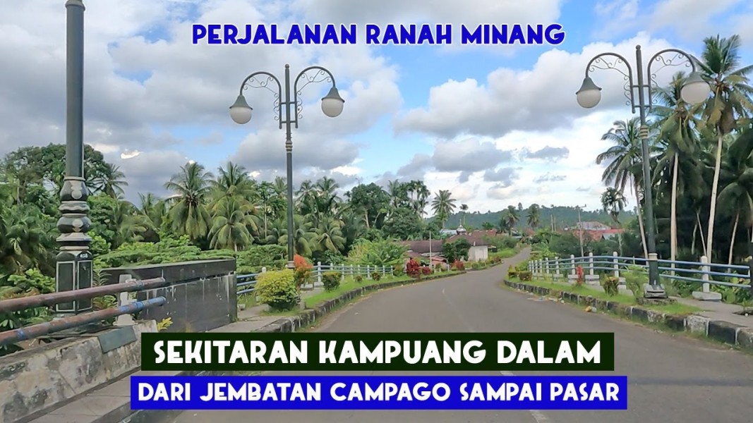 Jembatan Campago di Kecamatan Lima Koto Kampung Dalam Padang Pariaman. (Foto: YouTube)