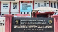 Kantor Lembaga Pemasyarakatan (Lapas) Kelas 2A Padang. (Foto: Tribun Padang)