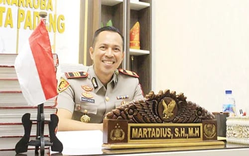 Kasat Res Narkoba Polresta Padang, AKP Martadius