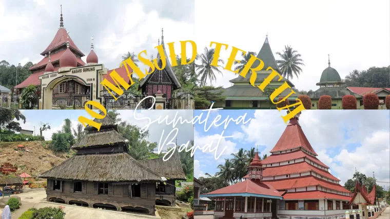 Masjid tertua di Sumatera Barat. (Kolase: Halonusa.id)