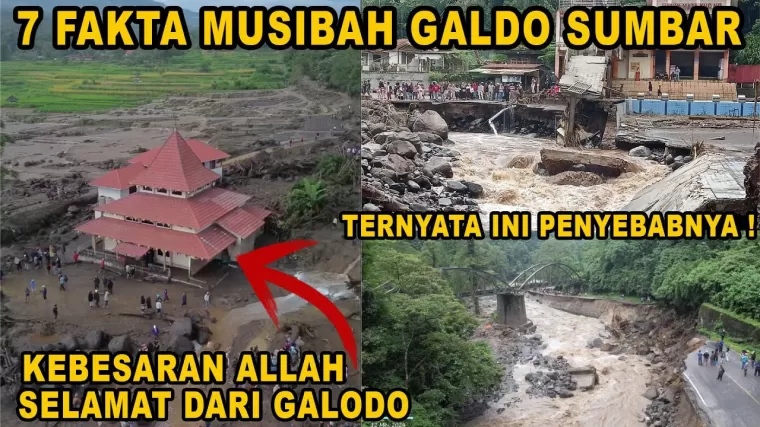 7 Fakta Banjir Bandang 'Galodo' di Sumatera Barat, Ada Masjid yang Selamat