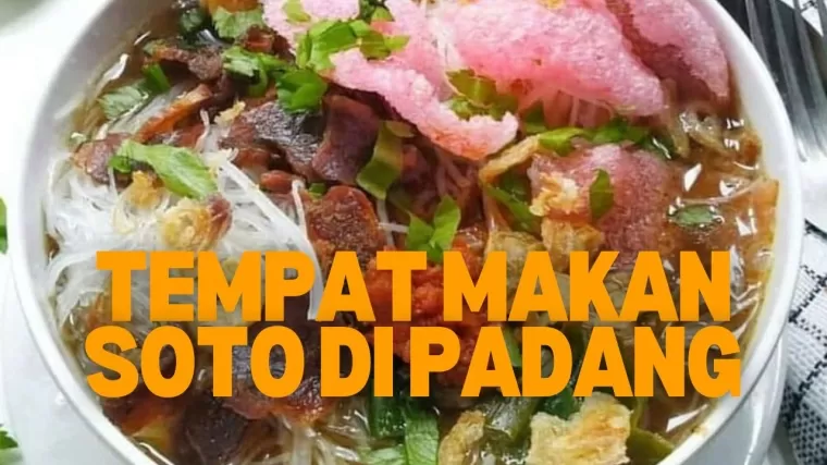 Tempat makan Soto di Kota Padang. (Foto: Istimewa)