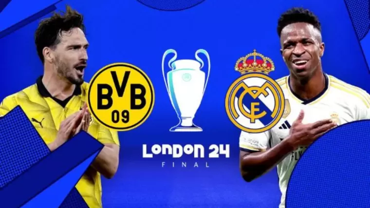 Borussia Dortmund vs Real Madrid final Liga Champions. (Foto: UEFA)