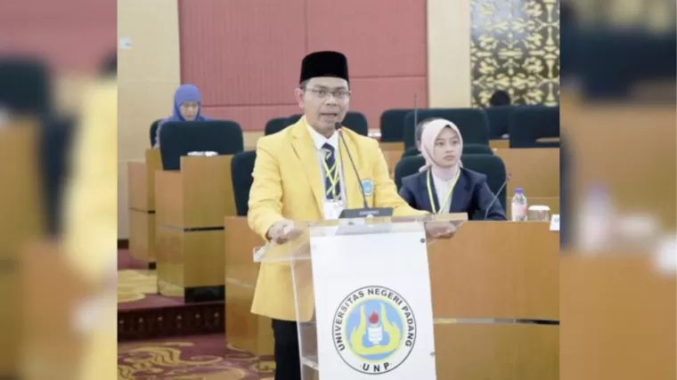 Krismadinata Rektor UNP perionde 2024-2029. (Foto: Istimewa)