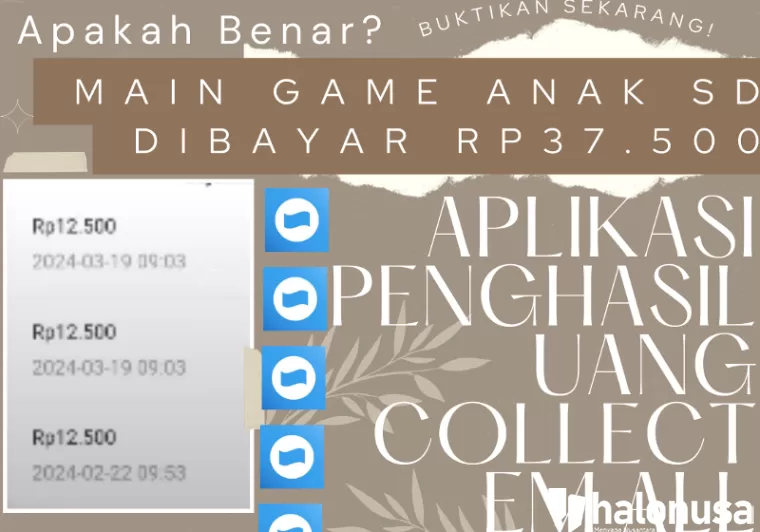 Ilustrasi Aplikasi Penghasil Uang, Collect em All (foto: Youtuber Naufal354/Canva)