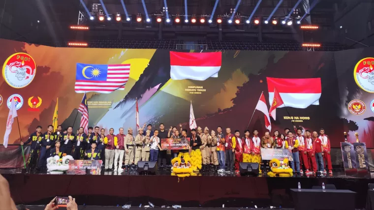 Tim FOBI Sumbar Juara Dunia di World Barongsai Championship 2024