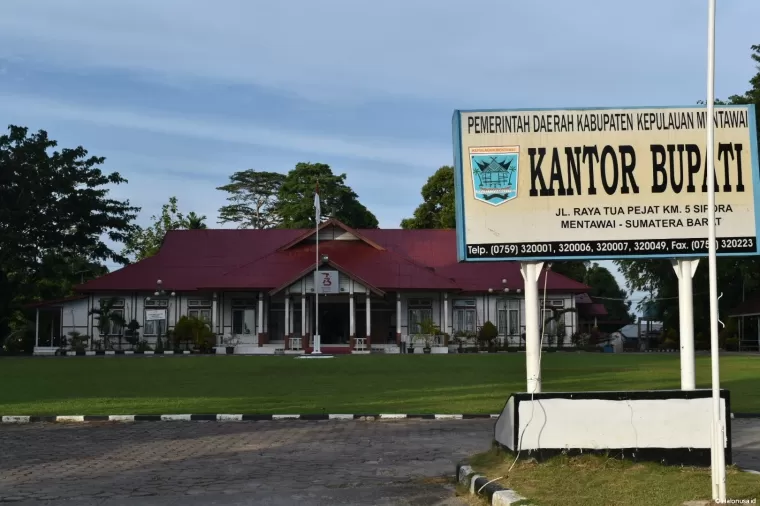 Kantor Bupati Kabupaten Mentawai. (Foto: Istimewa)