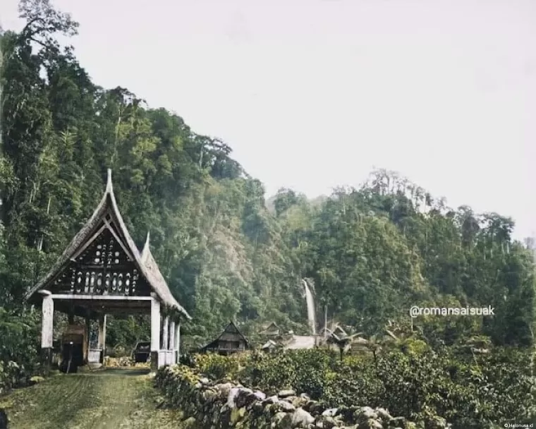 Kawasan Lembah Anai tahun 1900. (Foto: Ist)