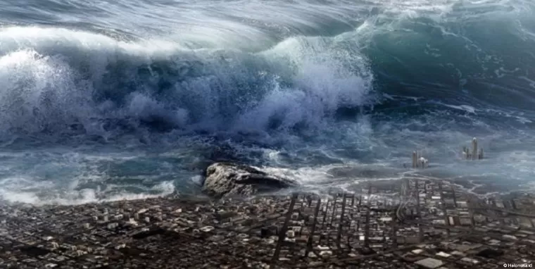 Ilustrasi tsunami. (Foto: https://bit.ly/3FKrwNe/elshinta.com)