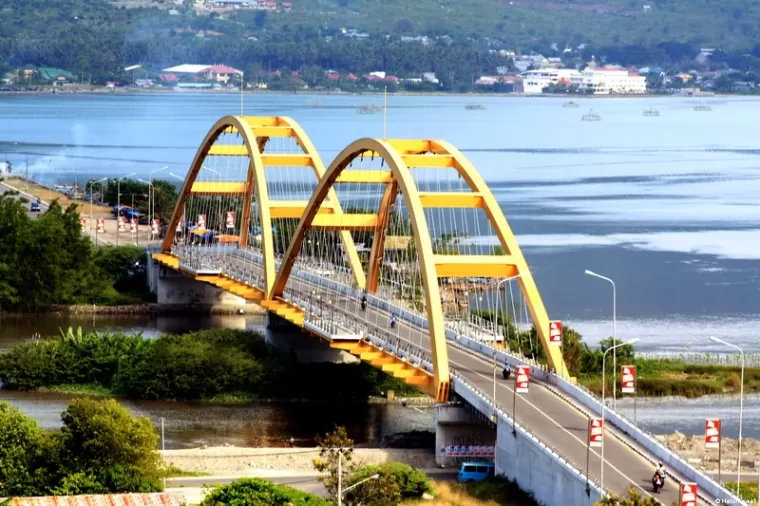 Jembatan Palu, Palu, Sulawesi Tengah. (Foto: Ist)