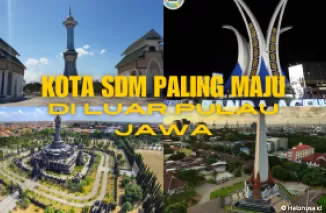 Kota dengan SDM paling maju di luar pulau Jawa. (Kolase: Halonusa.id)