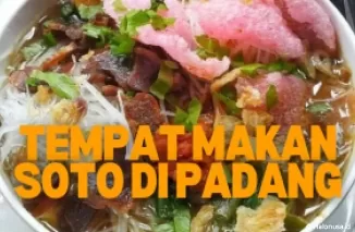 Tempat makan Soto di Kota Padang. (Foto: Istimewa)