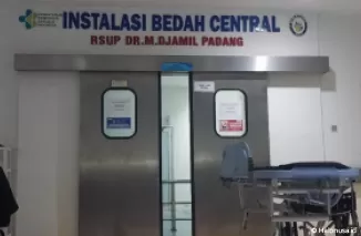 Instalasi Bedah Central di RSUP M Djamil Kota Padang, Sumatera Barat. (Foto: Halonusa.id)