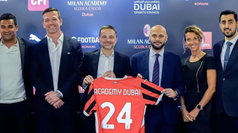 AC Milan resmi membuka Akademi Internasional di Dubai. (Foto: Sempremilan.com)