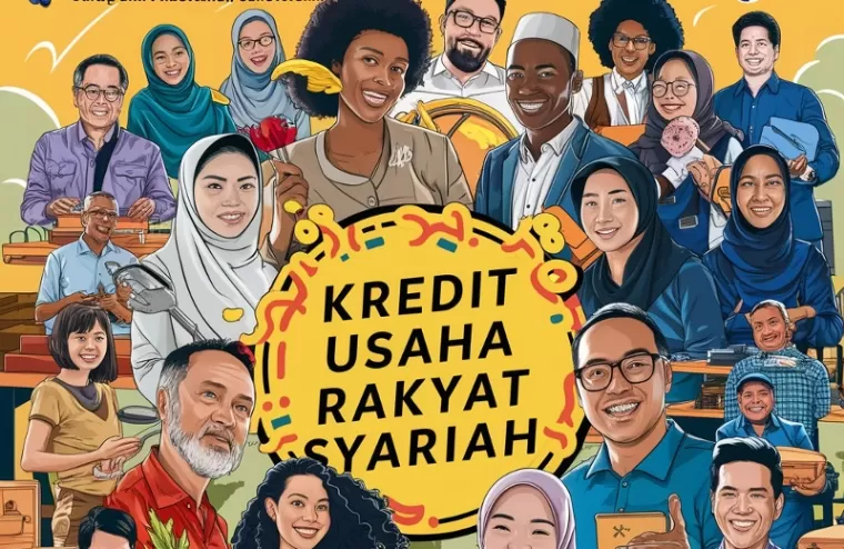 Ilustrasi KUR Pegadaian Syariah (foto: ideogram AI)