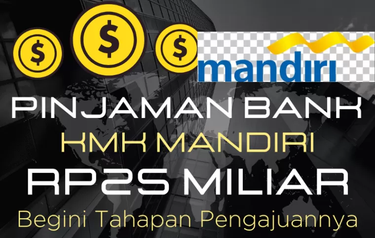 Ilustrasi pinjaman bank KMK Mandiri (foto: Canva)