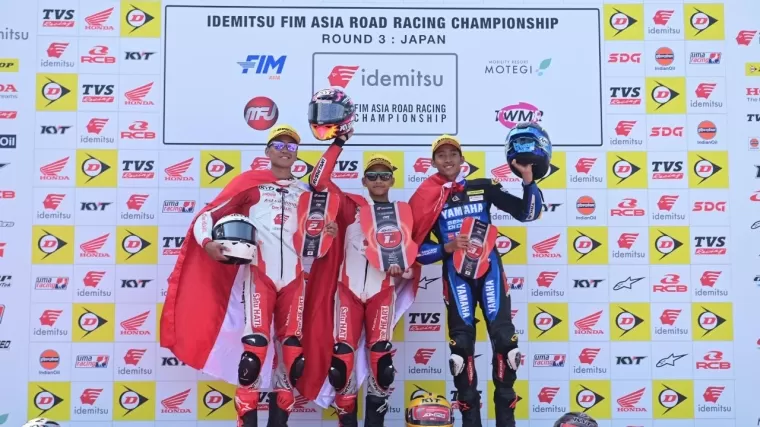 ARRC Motegi Didominasi oleh Pebalap Astra Honda dengan CBR Series