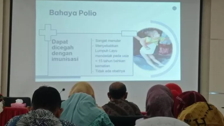 Upaya Dinkes Padang Sukseskan PIN Polio 2024