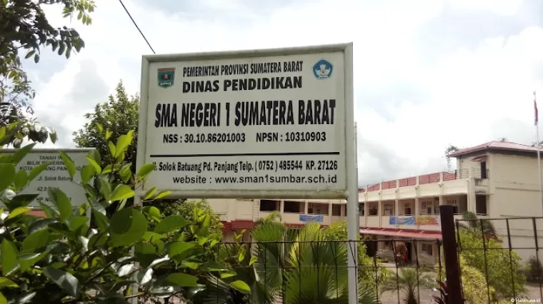 SMAN 1 Sumbar. (Foto; Istimewa)