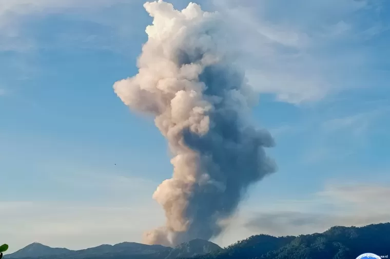 Gunung Dukono. (Foto: PVMBG)