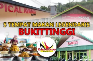 5 tempat makan legendaris di Kota Bukittinggi Sumatera Barat. (Foto: Youtube Kaba Rantau Official)