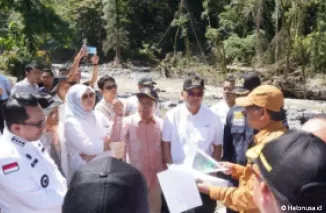 Sudin, anggota Komisi IV DPR RI mengunjungi KWA Lembah Anai bersama Bupati Tanah Datar Eka Putra. (Foto: Istimewa)