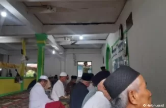 Jamaah Naqsabandiyah di Padang salat Idul Adha hari ini, Sabtu 15 Juni 2024. (Foto: Istimewa)
