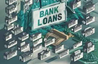 Ilustrasi pinjaman bank jenis Pembiayaan Distributor (foto: ideogram AI)