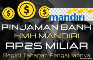 Ilustrasi pinjaman bank KMK Mandiri (foto: Canva)