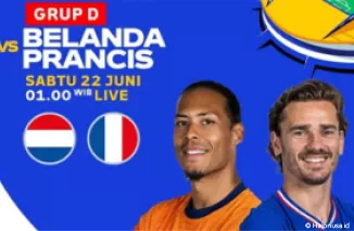 Belanda vs Prancis Euro 2024. (Foto: Ist)