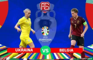 Prediksi Skor Ukraina vs Belgia Euro 2024. (Foto: Football5star.net)