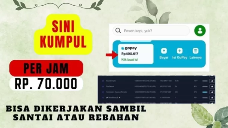 Ilustrasi aplikasi penghasil uang gratis di tahun 2024. (Foto: Canva/kanal Youtube Catra Mulia)