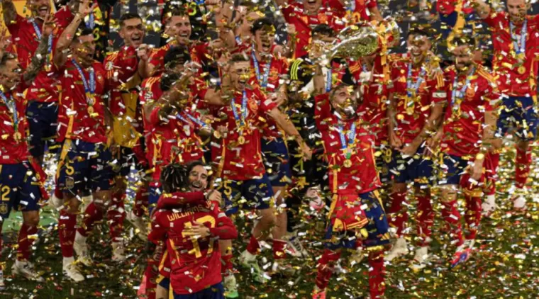 Spanyol juara Euro 2024. (Foto: AP Photo)