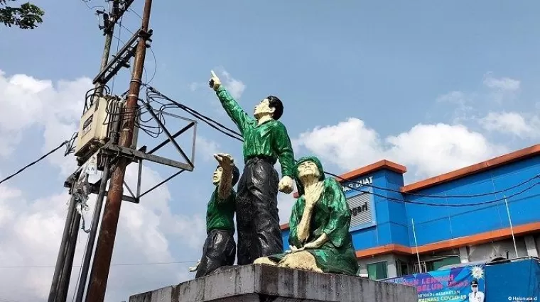 Monumen Penyerangan Pasar Banda Buek. (Foto: Istimewa)