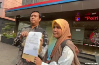 KontraS dan LBH Padang melaporkan Kapolda Sumbar Irjen Suharyono ke Divisi Propam Polri, Mabes Polri, Jakarta, Rabu (3/7/2024). (Foto: Kompas.com/ADHYASTA DIRGANTARA)