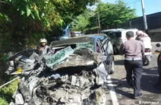 Kecelakaan di Jalan Padang-Painan, Minggu 7 Juli 2024. (Foto: Polresta Padang)
