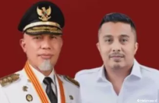 Mahyeldi Ansharullah dan Vasco Ruseimy sebagai calon Gubernur dan Wakil Gubernur Sumatera Barat (Sumbar) pada Pilgub 2024.