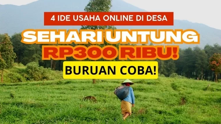 Ilustrasi ide usaha di desa 2024. (Foto: Canva)