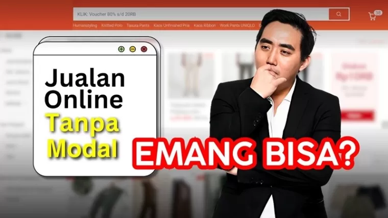 Ilustrasi jualan online tanpa modal.(Foto: kanal Youtube Yohan Agustian)