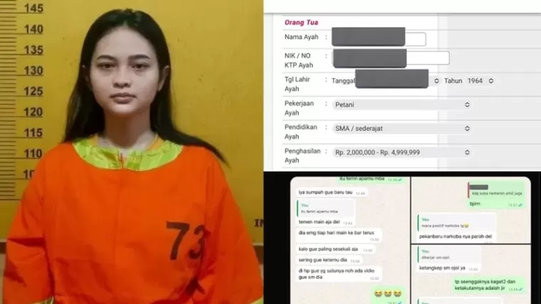 Marisa Putri tersangka tabrak pengendara motor hingga tewas di Pekanbaru. (Foto: Istimewa).