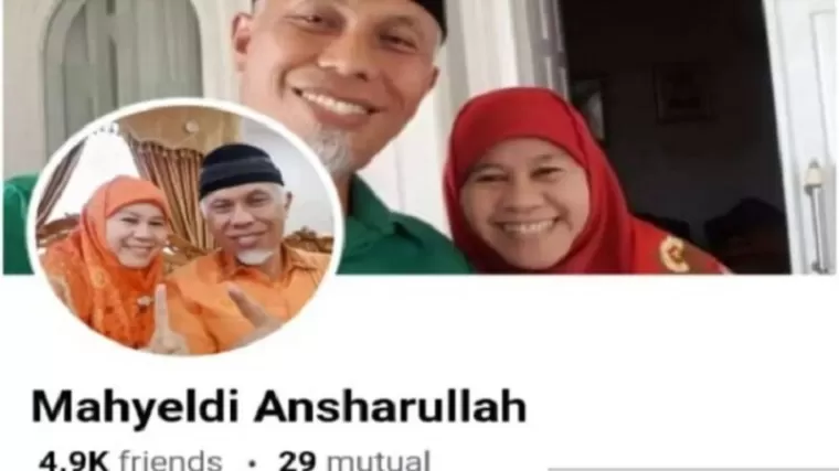 Akun bodong yang mengaku Gubernur Sumbar