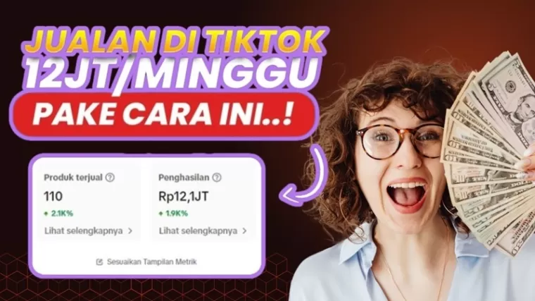 Ilustrasi tips jualan di Tiktok Shop laris manis. (Foto: Canva/ kanal Youtube Adnyana Putra)