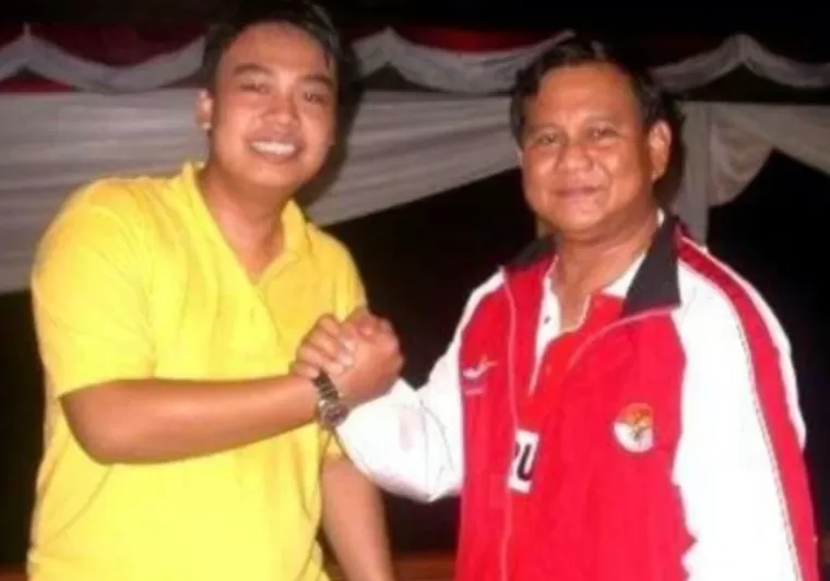 Angga Raka dan Prabowo Subianto (foto: Instagram @anggarakaprabowo)