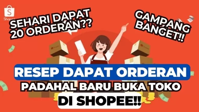 Ilustrasi trik jualan laris manis di Shopee. (Foto: Canva)