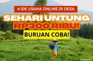 Ilustrasi ide usaha di desa 2024. (Foto: Canva)